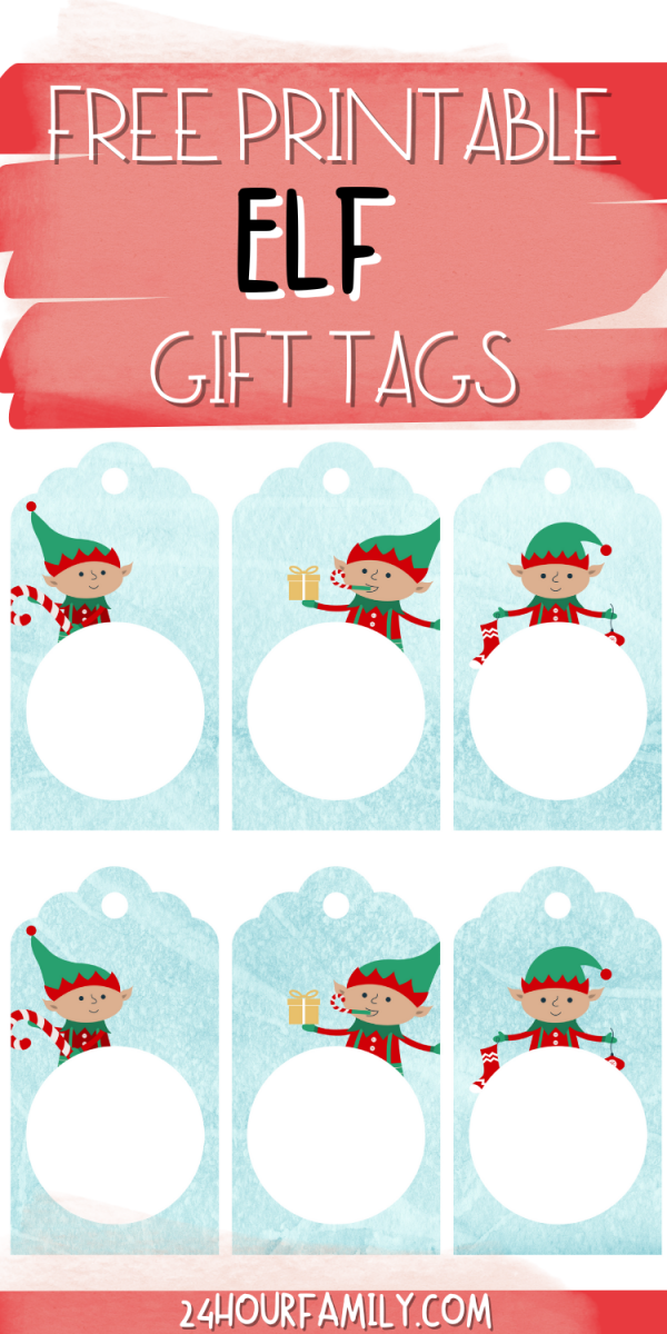elf free printable gift tags elf on the shelf