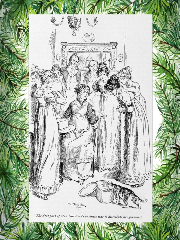 Jane Austen Quotes, Jane Austen Christmas printable pdf journal