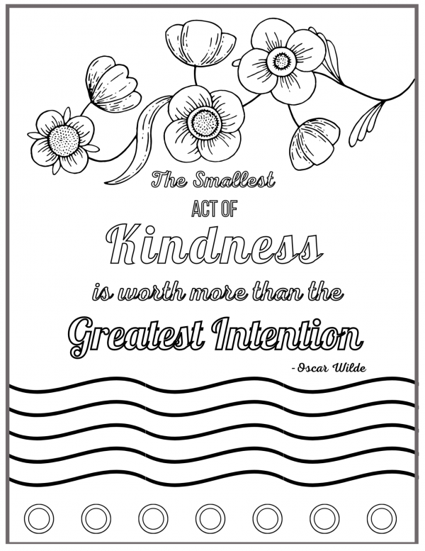 Acts of kindness is worth more than the greatest intention