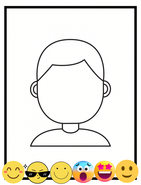 Blank Boy Face Template Blank Boy Face Template