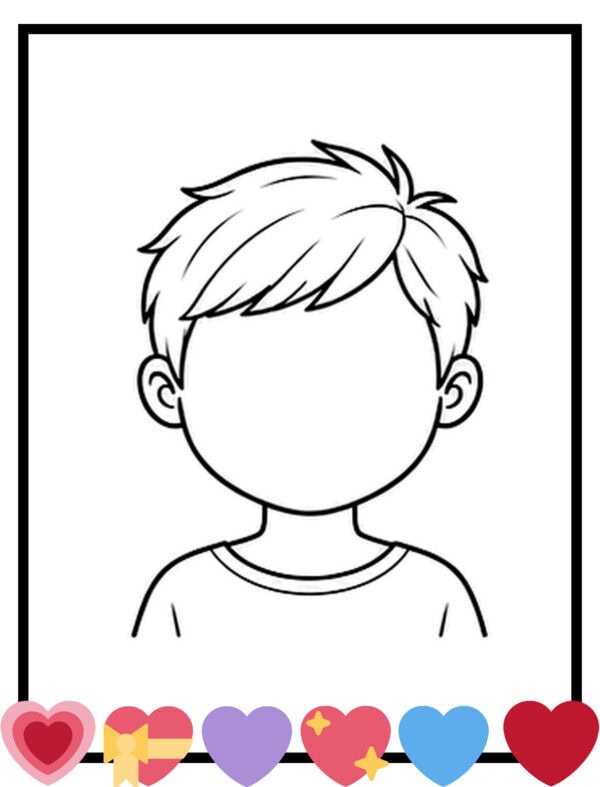 blank face templates for crafts