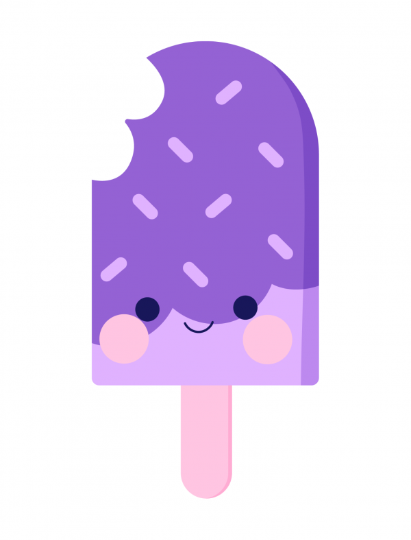 color ice cream cone template