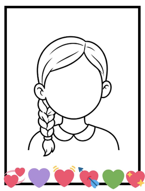 blank face templates for crafts