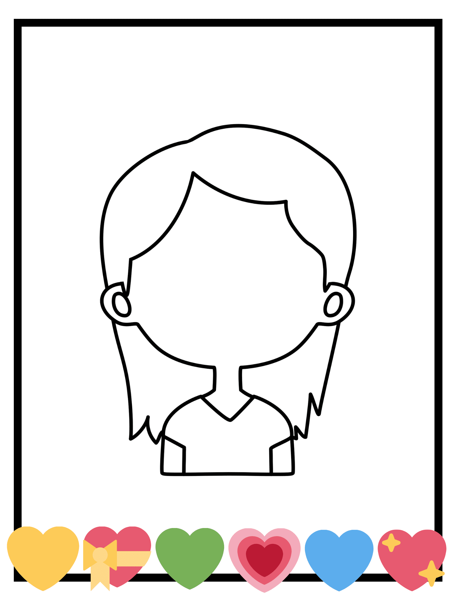 18 Free Blank Face Template Printables - 24hourfamily.com