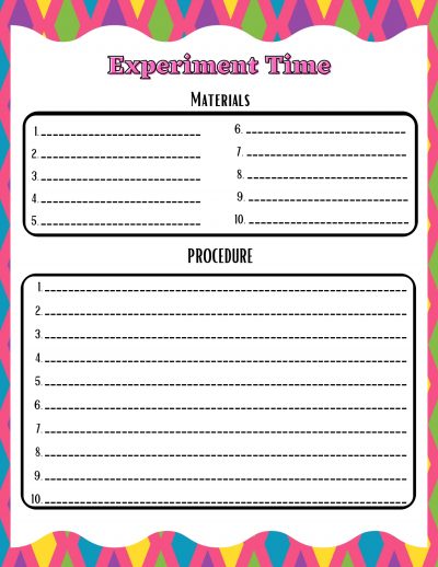Free Scientific Method Worksheet Printables - 24hourfamily.com