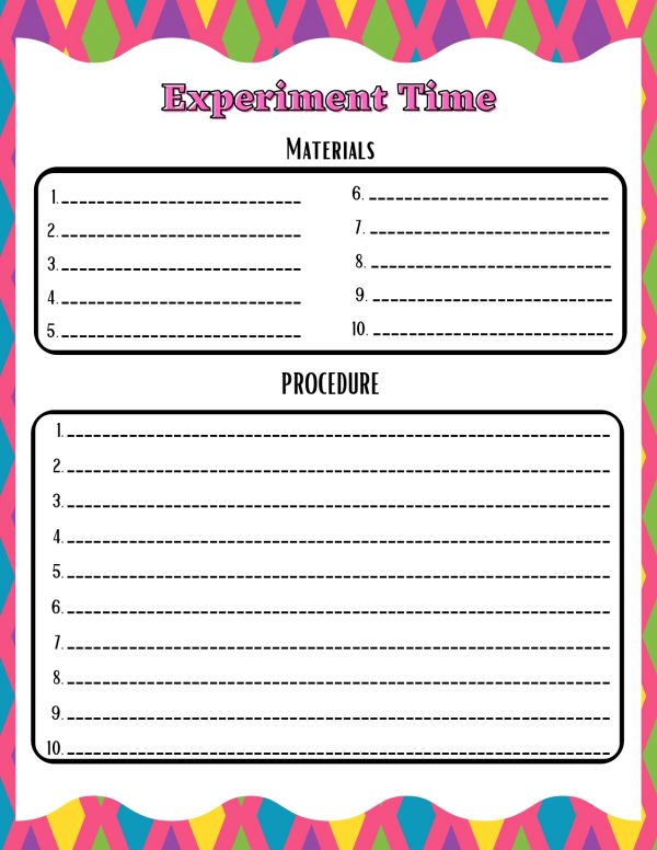 experimenting with the scientific method free printable worksheet for kids elementary 1st grade 2nd 