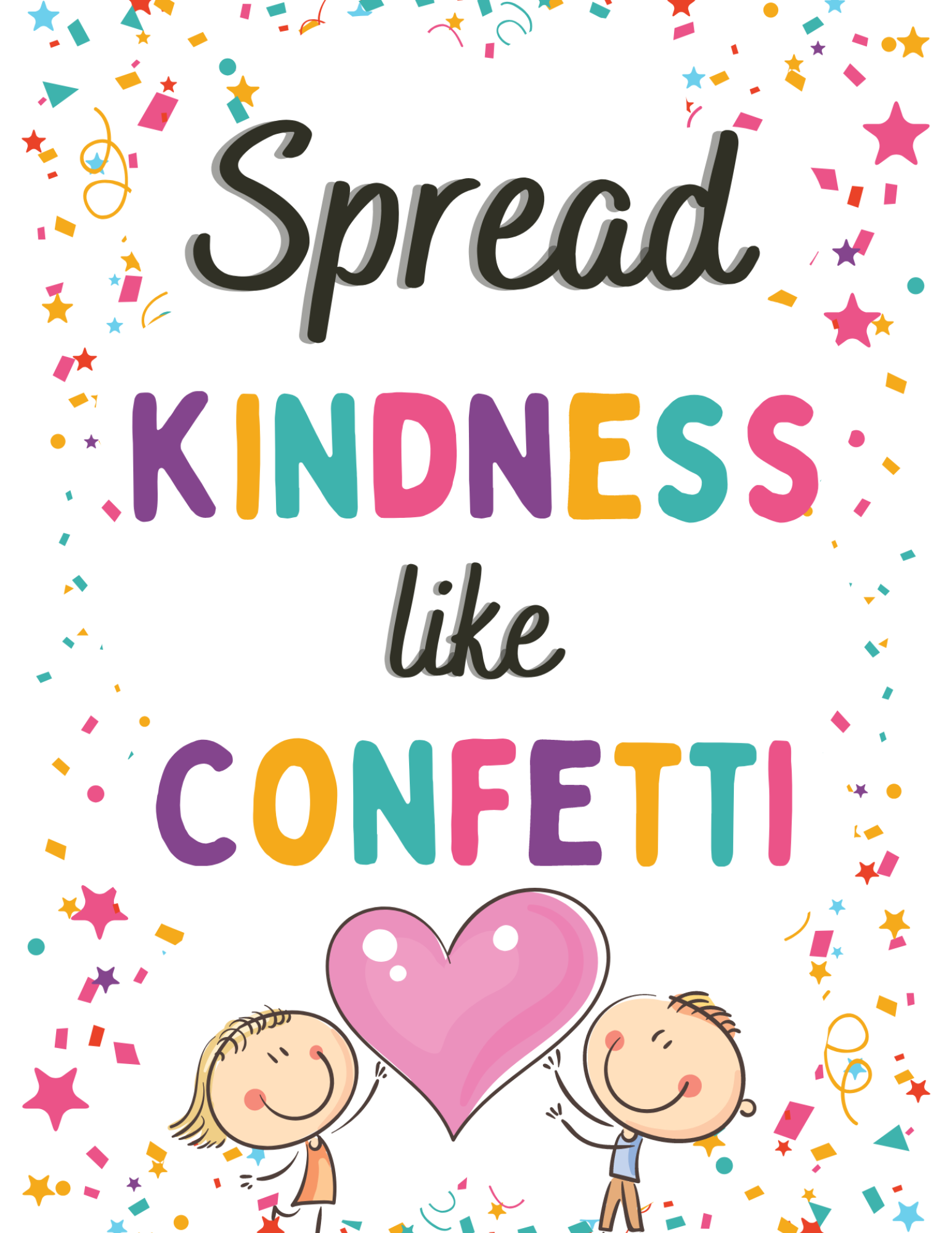free kindness coloring pages