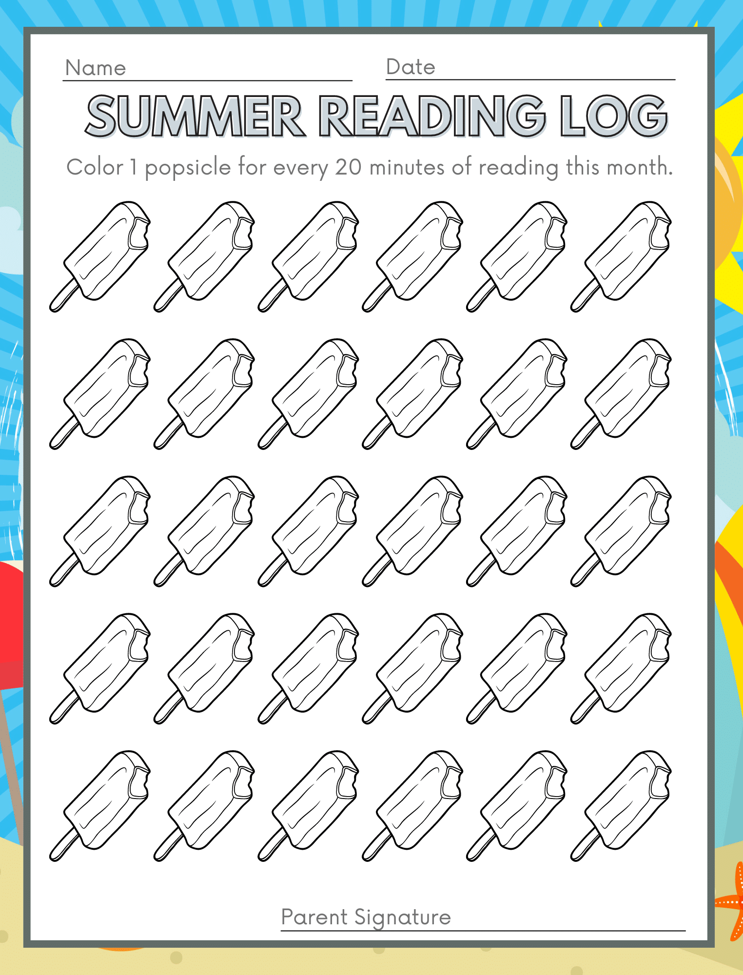 32 Free Reading Log Printables for Adults & Kids - 24hourfamily.com
