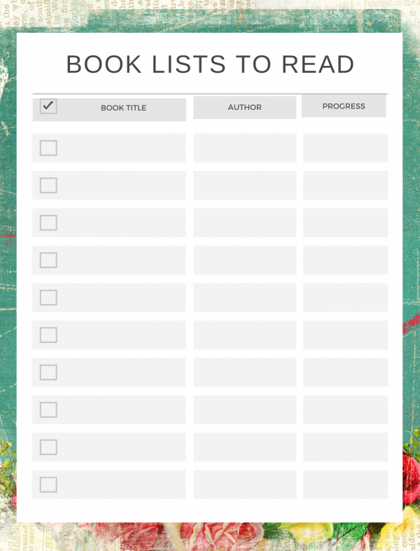 book lists to read