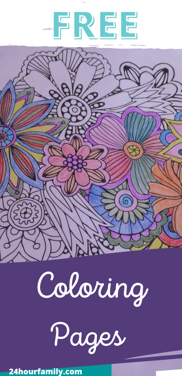 free coloring pages for kids and adults easy coloring pages 