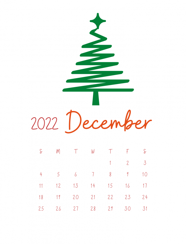 December christmas calendar