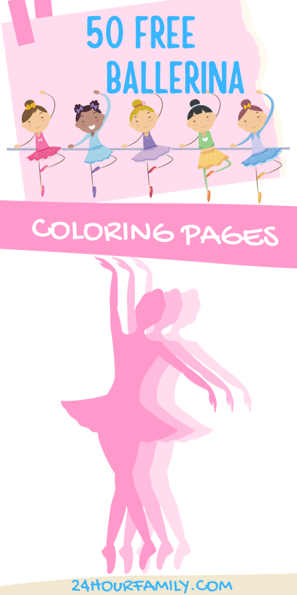 free ballerina coloring pages for kids