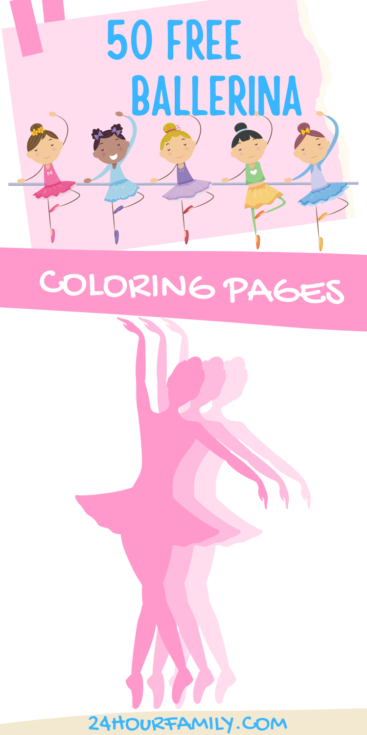 50 Free Ballerina Coloring Pages