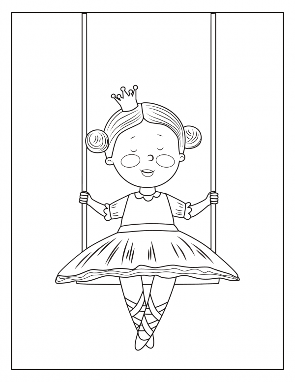 free ballerina coloring pages