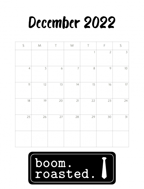 the office themed printable calendar