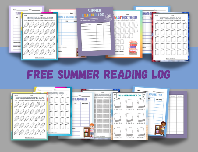 15 Free Summer Reading Log Printables