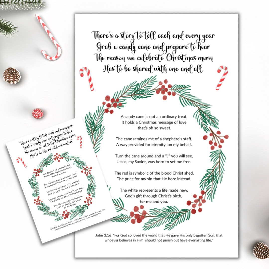 free printable candy cane poem pdf download