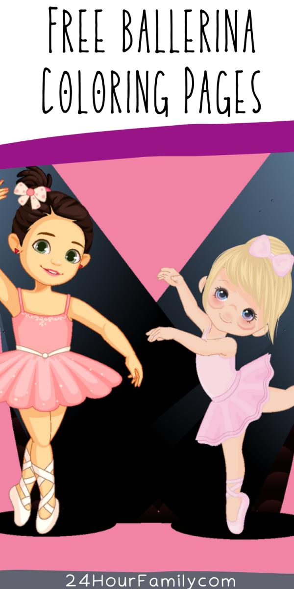 free ballerina coloring pages for little ballerinas 