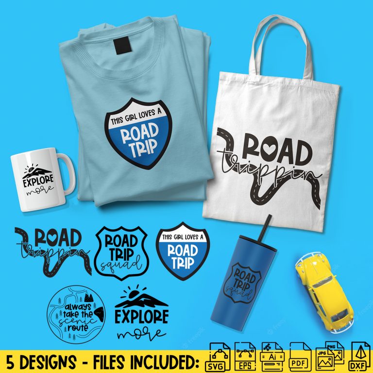 Free Road Trip SVG download for your cricut or silhouette