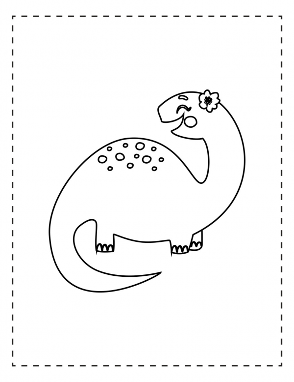 trex coloring page