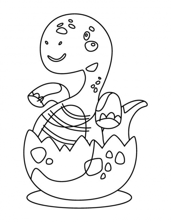 trex coloring page