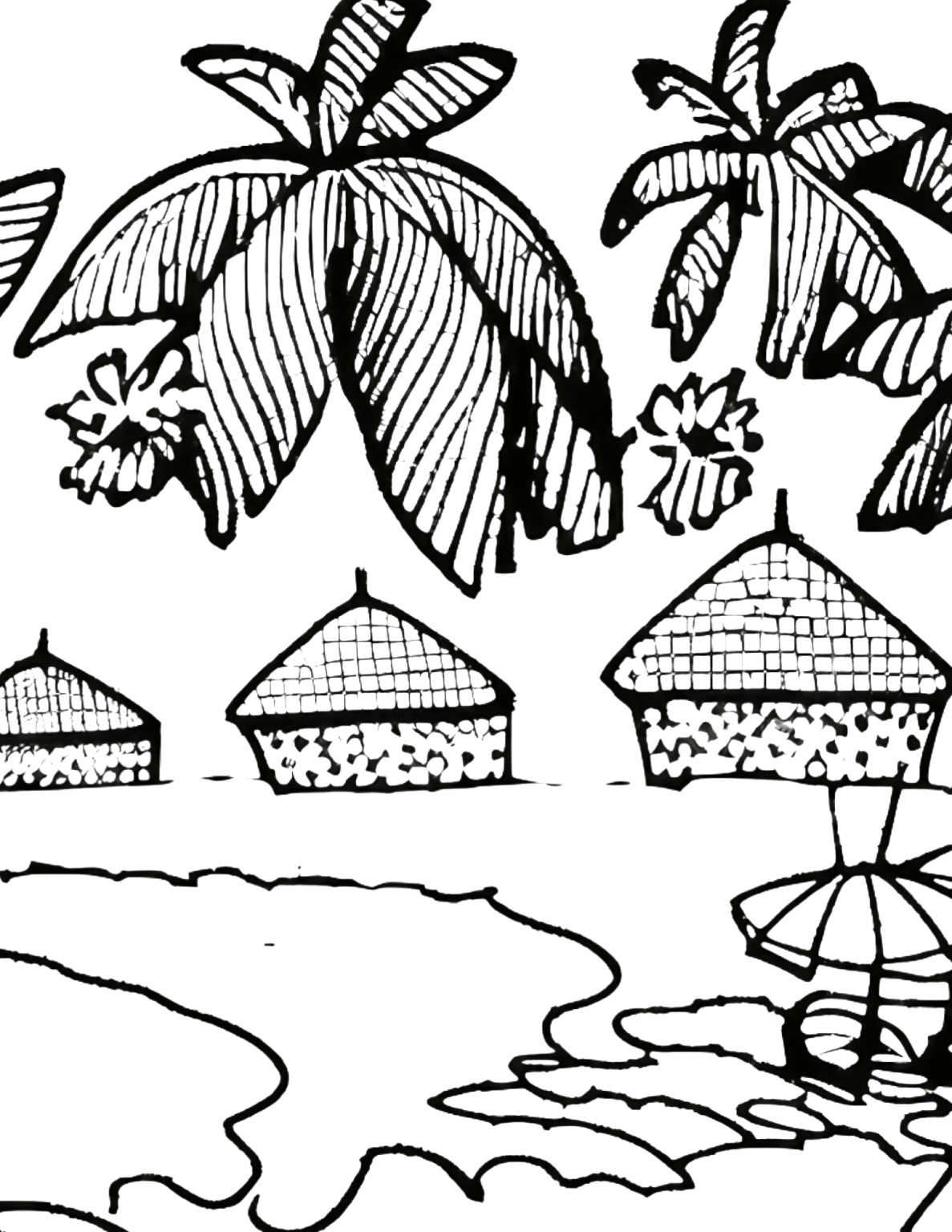 53 Free Beach Coloring Pages - 24hourfamily.com