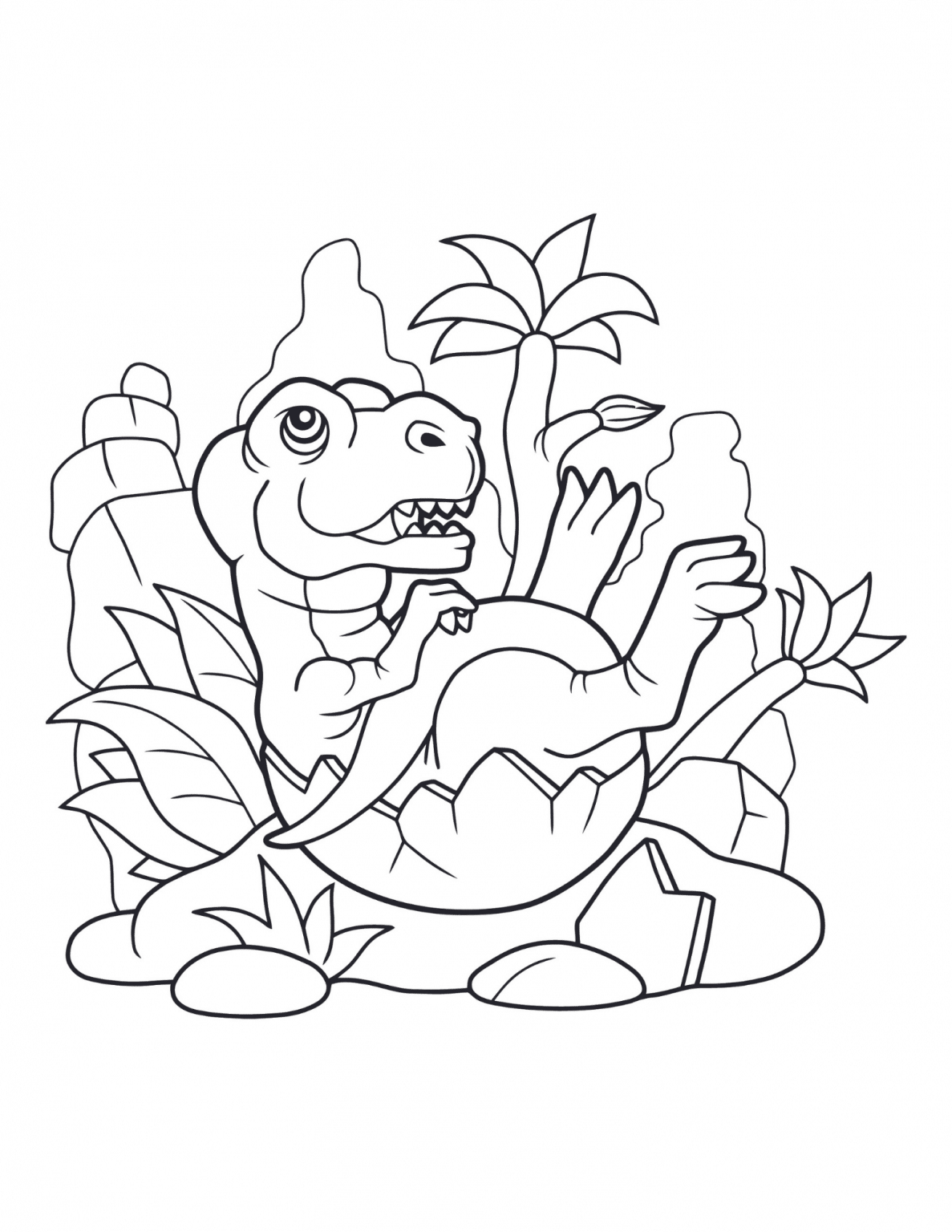 126 Free T-REX Coloring Page Printables - 24hourfamily.com