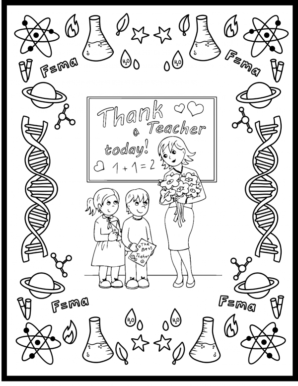 teacher thank you coloring pages thank you coloring page for preschool pre-k  kindergarten