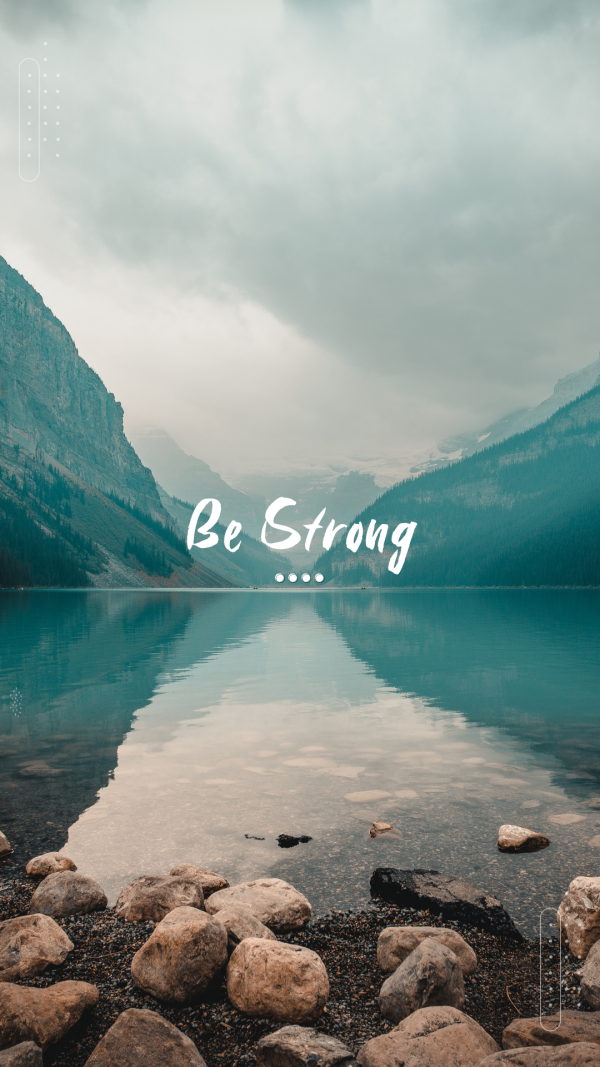 Be Strong  Blue Aesthetic