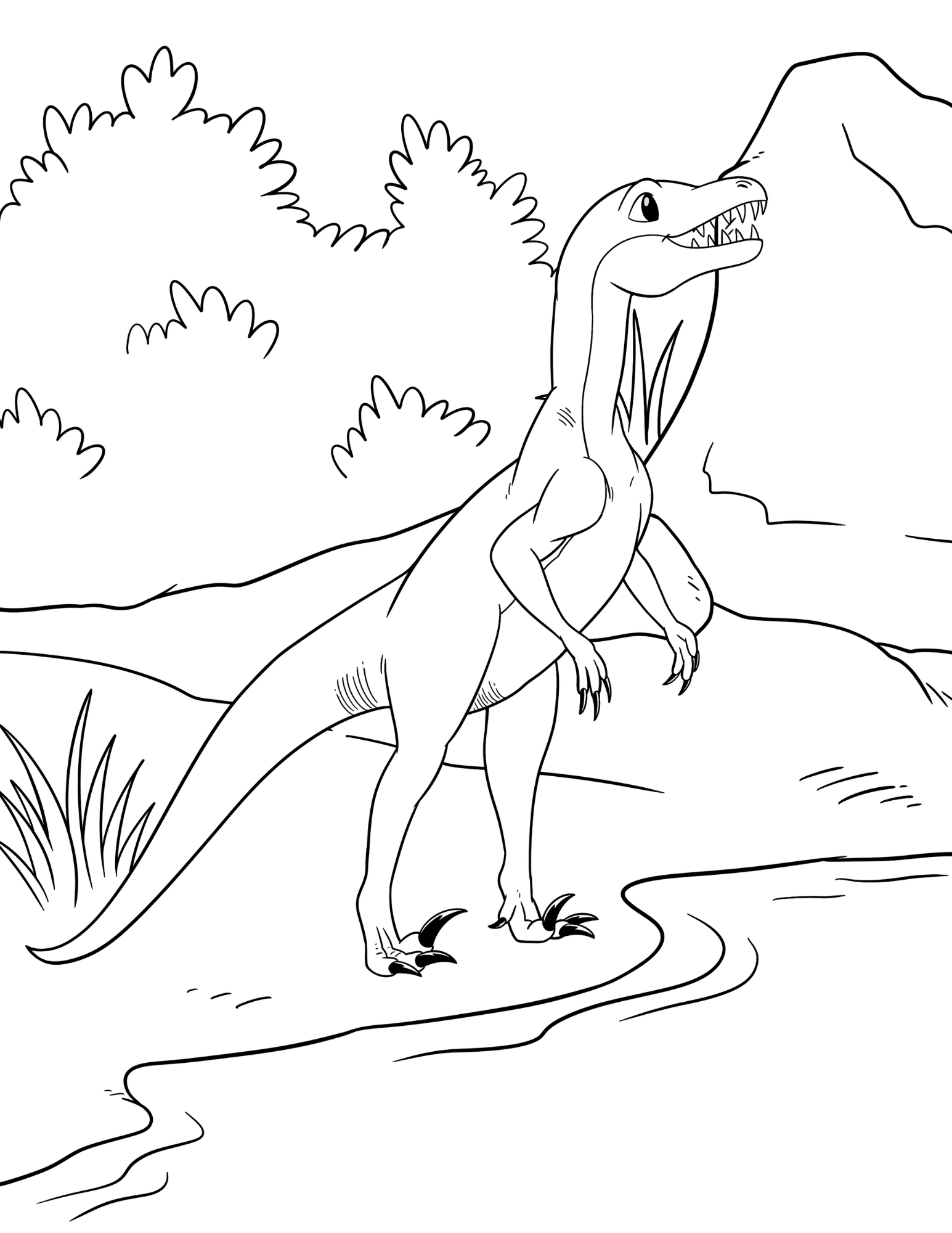 126 Free T-REX Coloring Page Printables - 24hourfamily.com