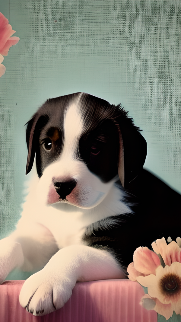 Puppy wallpaper for iPhone