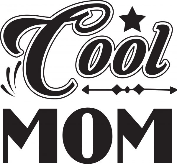 free cool mom svg cut file for making crafts t-shirts, mugs, caps, gifts