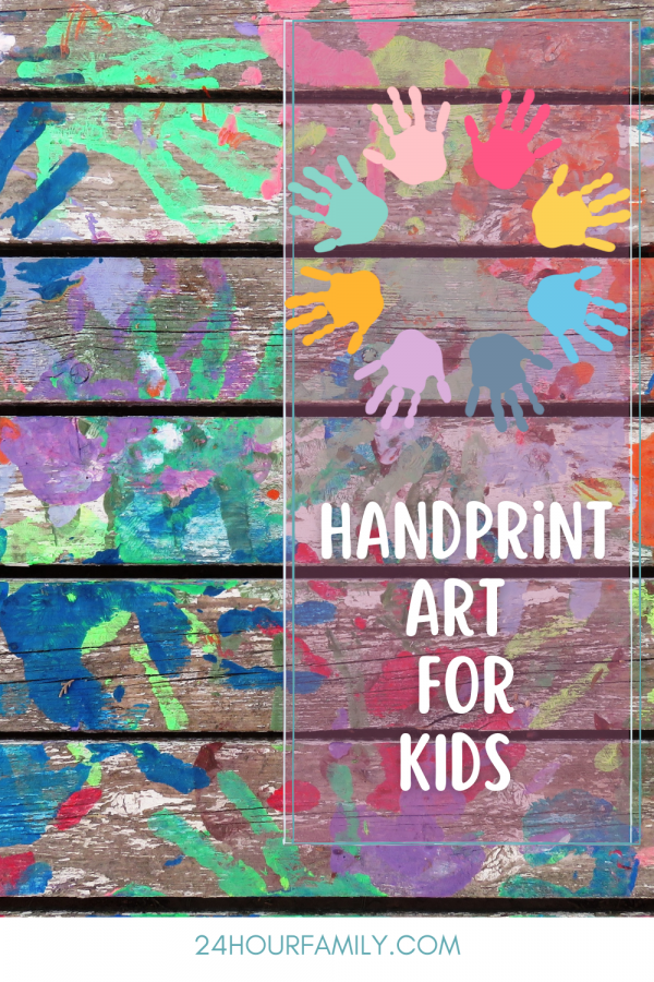 Handprint art ideas for kids to make for their mom or grandma or nana perfect for gifts for Mother's Day