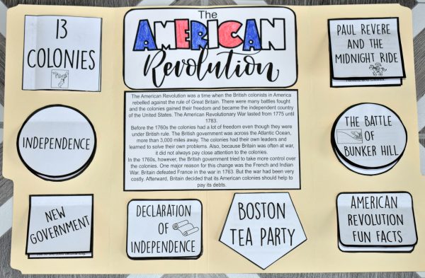 American Revolution projects for kids