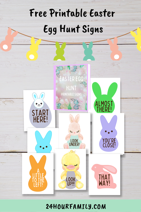 free printable signs for easter sunday hunt for eggs