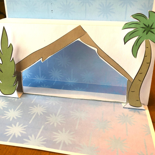 Nativity Printable 3D Scene - 24hourfamily.com