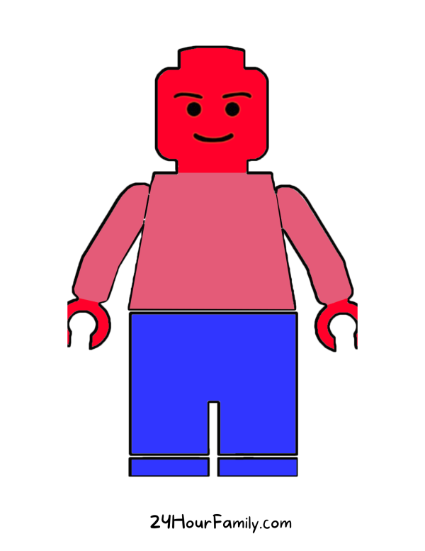 lego coloring page