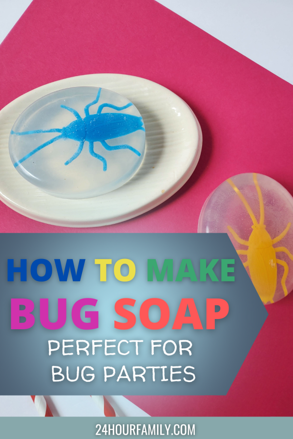 how to make homemade soap with plastic bugs in it