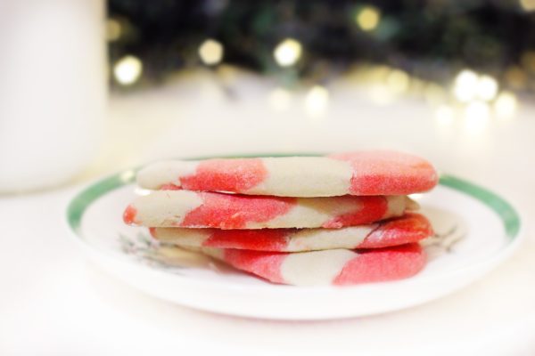 peppermint candy shaped cookies
