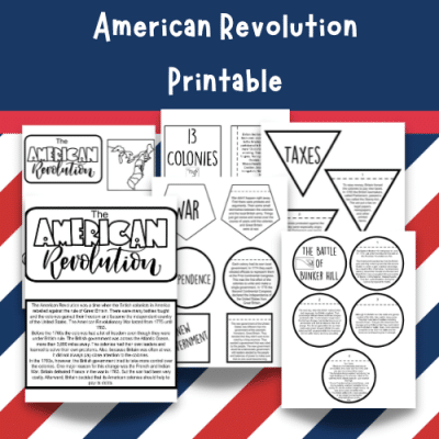 Learn About The American Revolution (Free Printable) - 24hourfamily.com