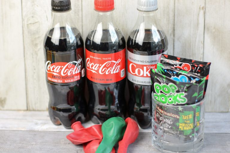 pop rocks and soda experiment chemistry experiment for kids