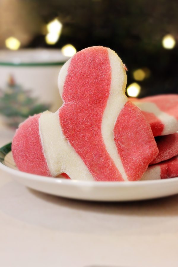 Mickey mouse inspired peppermint cookies