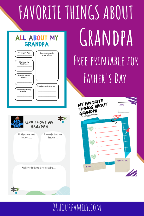 Grandparents day free printable all about grandpa get to know grandpa