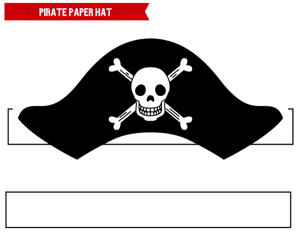 pirate hat paper 