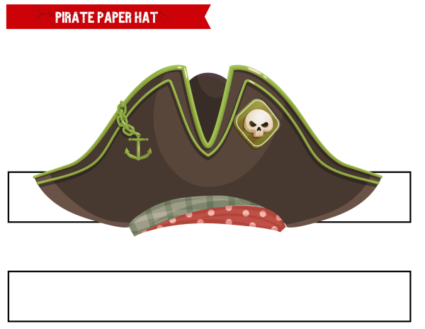 pirate hat cut outs