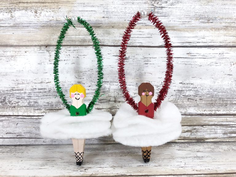 ballerina ornaament craft for kids nutcracker craft christmas craft