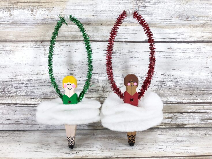 ballerina ornaament craft for kids nutcracker craft christmas craft
