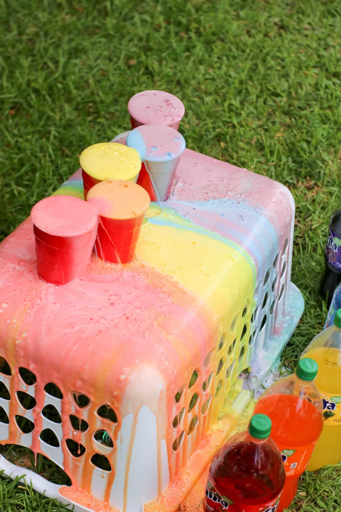 Mentos Explosion Experiment -Make a Geyser - 24hourfamily.com
