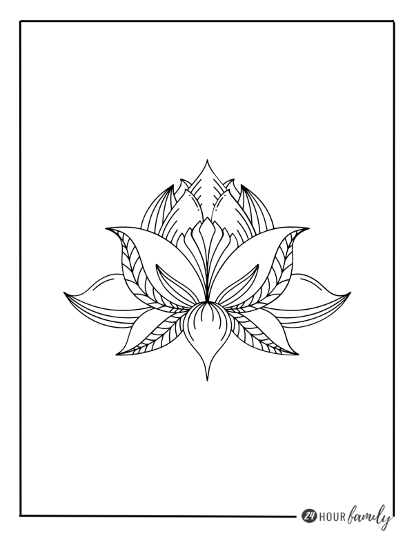 mandala coloring pages flowers