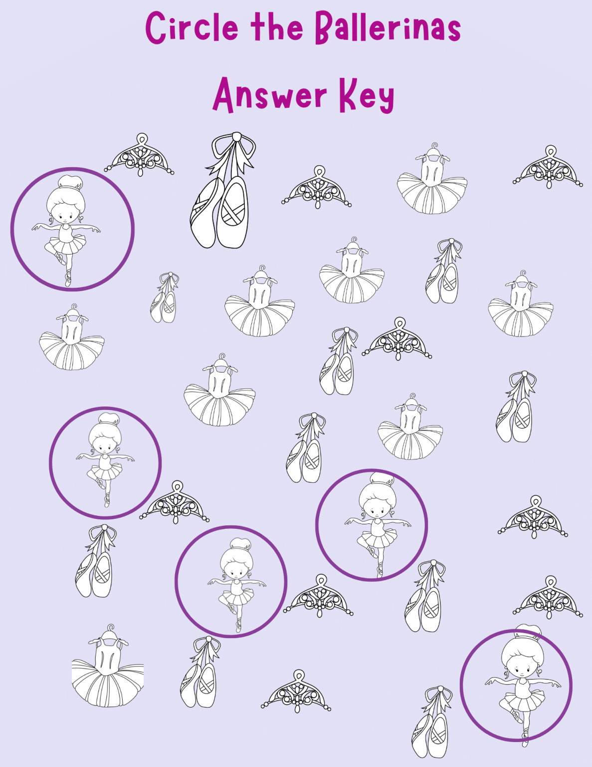 Ballerina Printables, Word Search, Mazes (Free Printables ...